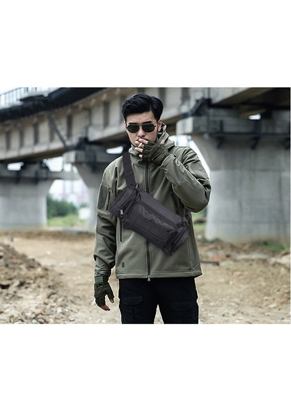 Yeşil Harabe Kamuflaj Açık Askeri Taktik Sırt Çantası Bel Paketi Bel Çantası Mochilas Molle Kamp Yürüyüş Kılıfı 3 P Göğüs Çantası Crossbody Çanta El Çantaları (Yurt Dışından) modelleri