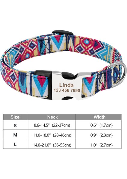 Lmavi Tarzı S Beden Özel Kazınmış Köpek Tasması Kişiselleştirilmiş Naylon Pet Köpek Etiketi Yaka Baskılı Yavru Kedi Tabela Kımlık Tasmaları Küçük Büyük Köpekler Için (Yurt Dışından)