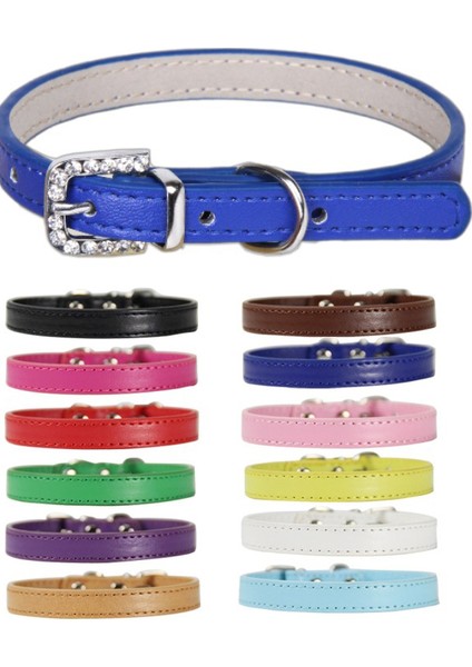 Kahve Tarzı Xs Boyutu Pu Deri Kayış Taklidi Kedi Tasmaları Bling Kristal Kedi Tasması Yavru Bebek Köpek Kediler Yaka Kolye Ayarlanabilir Boyun Askısı (Yurt Dışından) indirimleri