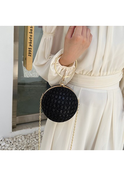 Gümüş Mini (Maksimum UZUNLUK<20CM) Kadınlar Için Parlak Yuvarlak Akşam Çantalar Parlak Elmas Çanta Sıradışı Parti Mini Küçük Çantalar Moda Lüks Omuz Çantası Kadın (Yurt Dışından) indirimleri