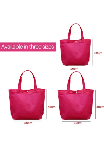 Siyah M Kadın Katlanabilir Alışveriş Çantası Yeniden Kullanılabilir Eko Büyük Unisex Kumaş Dokunmamış Omuz Çantaları Tote Bakkal Bez Çantalar Kılıfı (Yurt Dışından) fırsatları