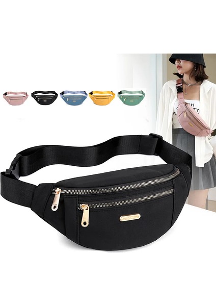 Bej Moda Bel Paketleri Fanny Paketi Kemer Kadın Seyahat Çantası Göğüs Çanta Göğüs Kılıfı Mermi Paketi Kadınlar Için Düz Renk Omuz Çantaları (Yurt Dışından)