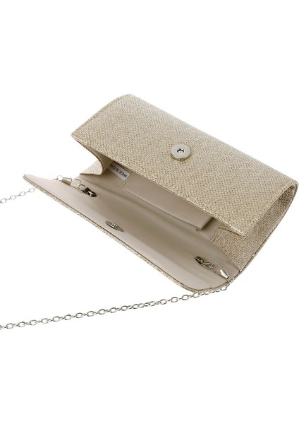 Şampanya Kadın Akşam Omuz Çantası Gelin Debriyaj Parti Balo Düğün Zarf Çanta (Yurt Dışından) fırsatları