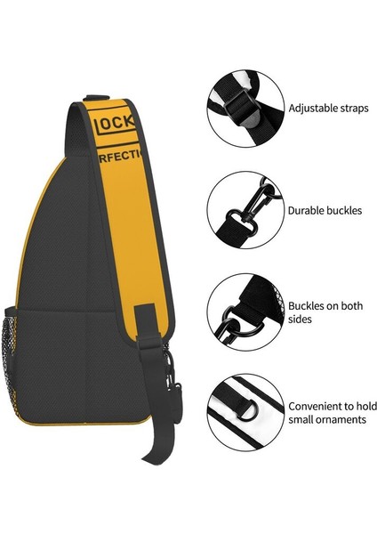 14 39X19X9CM Taktik Atıcılık Spor Glock Sling Göğüs Çantası Özelleştirilmiş Crossbody Omuz Sırt Çantası Erkekler Bisiklet Kamp Sırt Çantası (Yurt Dışından)