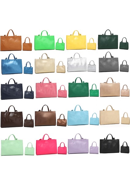 Sarı Mini 17 cm Tote Çanta Kaliteli Kadın Alışveriş Büyük Kapasiteli Tasarımcı Crossbody Çanta Ünlü Marka Pu Deri Uzun Askı Omuz Çantası Mini (Yurt Dışından) fırsatları