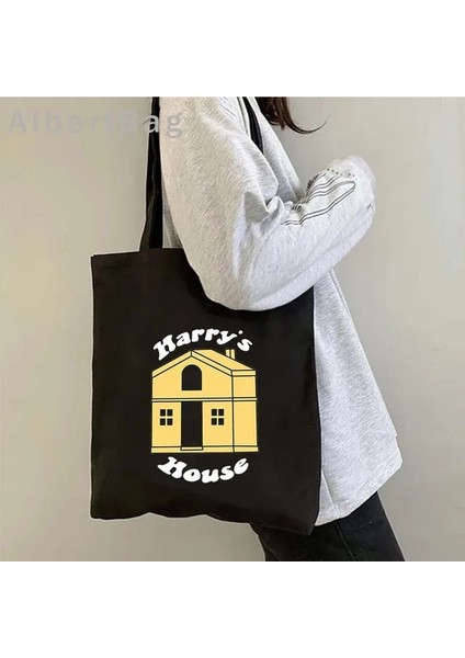 B 109 35 cm x 40 cm Moda Aşk Turunda Çiçek Alışveriş Çantası Kanvas Çanta Ayçiçeği Shopper Harry Pamuk Sevimli Hayranları Hediye Omuz Çantaları Karikatür Çanta (Yurt Dışından)