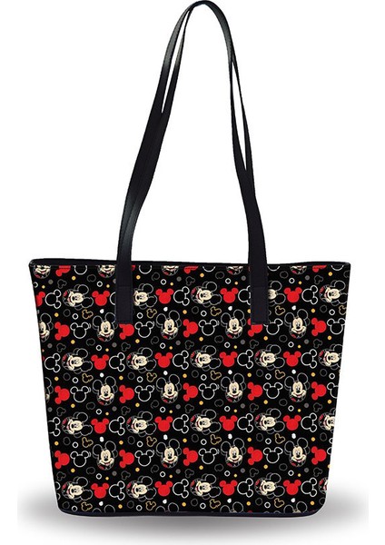 Stil 4 34X29X14 cm Disney Yeni Mickey Minnie Omuz Çantası Karikatür Bayan Çanta Büyük Kapasiteli Çanta Kız Seyahat Plaj Çantası Su Geçirmez Moda Çanta (Yurt Dışından) indirimleri