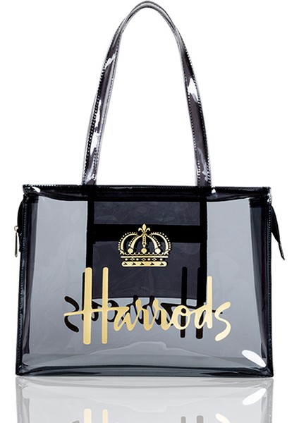 Orta Boy Yeni Büyük Kapasiteli Tote Çanta Su Geçirmez Pvc Şeffaf Jöle Çanta Kadın Londra Shopper Bayanlar Omuz Alışveriş Çantaları (Yurt Dışından) fiyatları