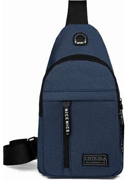 Açık Kahverengi-D 16-30-6cm Rahat Erkek Göğüs Çantası Iş Omuz Çantası Messenger Çanta Naylon Kanvas Moda Bel Çantası Doğa Sporları Marka Omuz Çantası (Yurt Dışından) indirimleri