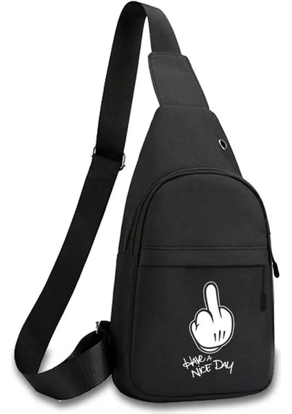 6beyaz PICTURE015 Adam Göğüs Çanta Moda Çanta Telefon Cebi Çapraz Vücut Boyun Yan Omuz Küçük Fanny Paketi Anime Baskı Açık Crossbody Spor Çantaları (Yurt Dışından)