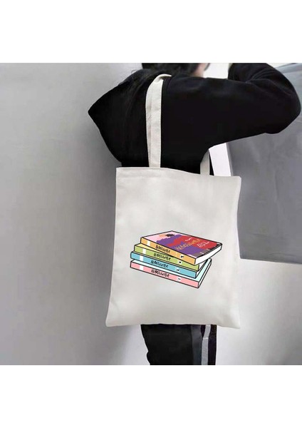 71 35X40CM Heartstopper Merhaba Konuşma Alıntı Kitabı Nick ve Charlie Erkekler Kadının Yaz Plaj Bez Çantalar Omuz Alışveriş Büyük Kanvas Çantalar Çanta (Yurt Dışından)