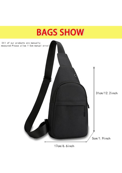 6 Harf H 2023 Adam Göğüs Çanta Telefon Cebi Çapraz Vücut Boyun Yan Omuz Fanny Paketi Moda Çanta Mektup Baskı Açık Crossbody Spor Çantaları (Yurt Dışından) modelleri