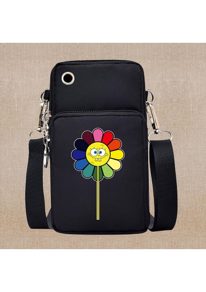 7DAISY005 Kese Spor Evrensel Cep Telefonu Çantası Kızlar Için Crossbody Çanta Omuz Çantası Samsung / Iphone Sikke Çanta Için Sevimli Papatya Desen (Yurt Dışından) fırsatları