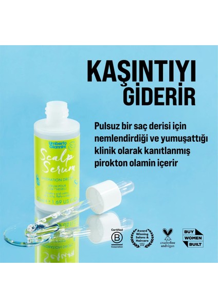 Saç Derisi Için Bitki Özlü Nemlendirici Serum 50 ml