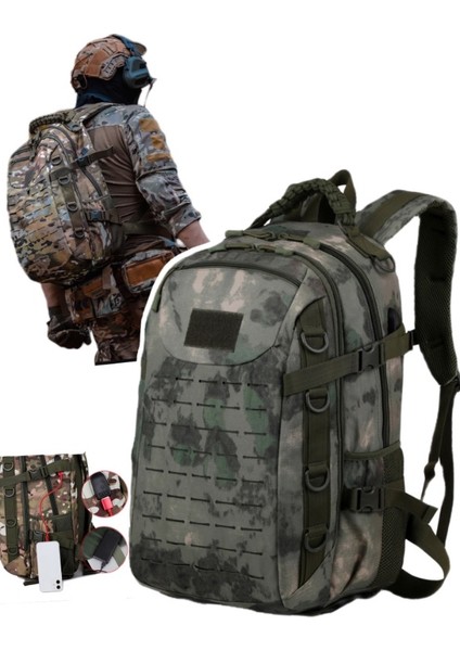 A3 Askeri Taktik Sırt Çantası Çok Fonksiyonlu Çanta Trekking Açık Camo Su Geçirmez Ordu Balıkçılık Kamp Dağcılık Sırt Çantaları (Yurt Dışından)
