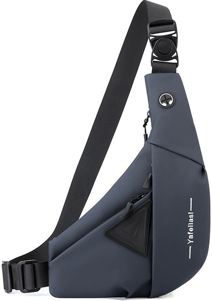 Gri Sağ Omuz Erkek Çantası Hırsızlığa Karşı Göğüs Çantası Erkekler Için Crossbody Çanta Ipad Mini Için Küçük Omuz Çantası Su Geçirmez Cep Telefonu Çantası Messenger Çanta 가방 (Yurt Dışından)