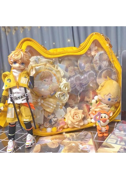 Yeşil Kawaii Lolita Jk Omuz Çantası Tatlı Düz Renk Çift Taraflı Kedi Ita Çanta Japon Harajuku Tarzı Zarif Moda Çanta (Yurt Dışından) fırsatları