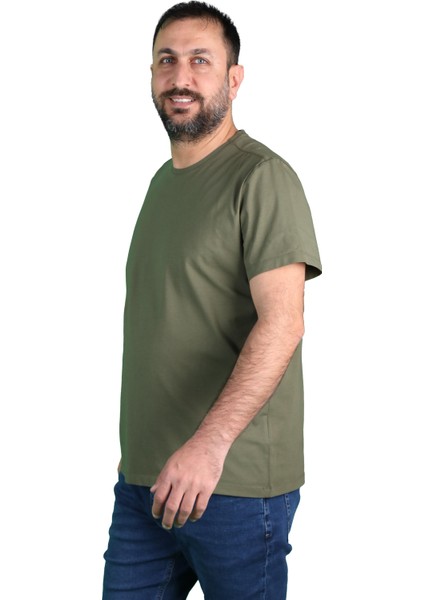Erkek Bisiklet Yaka Kısa Kollu Tişört