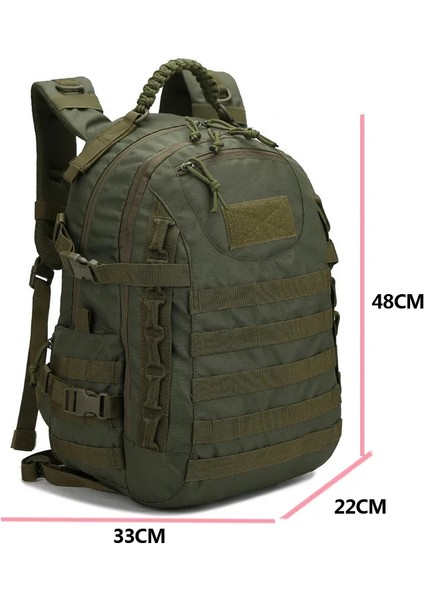 Harabe Yeşil Adam Askeri Taktik Sırt Çantası Açık Su Geçirmez Kamp Avcılık Trekking Spor Çantası Softback Büyük Kapasiteli Ordu Molle Sırt Çantası (Yurt Dışından) fırsatları