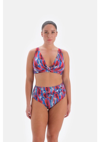 Kadın Fuşya Toparlayıcı Bikini Takım 3218