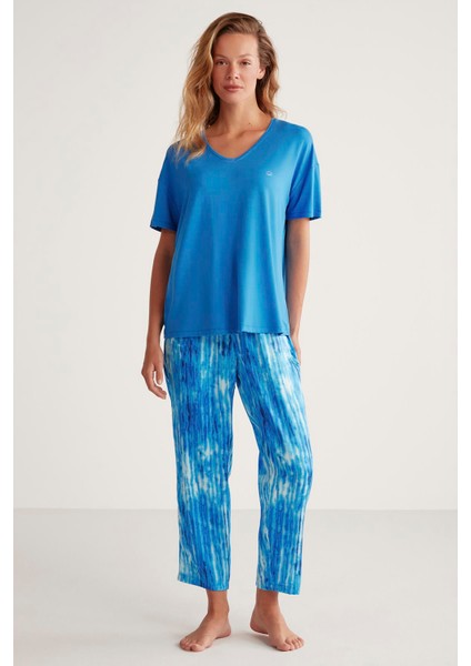 Yumuşak Dokulu Pijama Takımı
