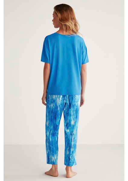 Yumuşak Dokulu Pijama Takımı