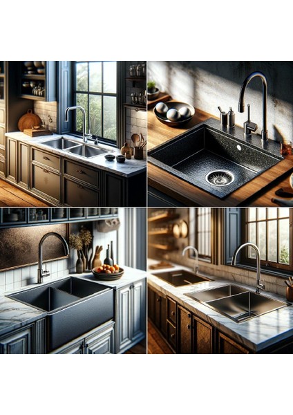 Stella 4454 Altın 540X440 mm Eviye indirimleri