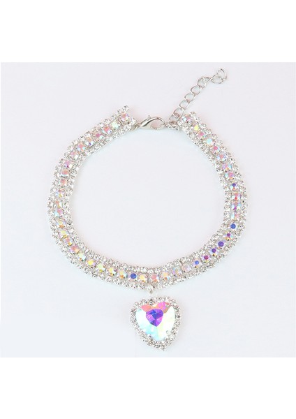 D Tarzı 20-27CM Sevimli Lüks Evcil Hayvan Tasması Pet Kedi Köpek Tasması Aşk Kolye Evcil Hayvan Malzemeleri Aşk Kristal Lüks Yaka Yavru Yaka Kedi Kolye (Yurt Dışından) modelleri