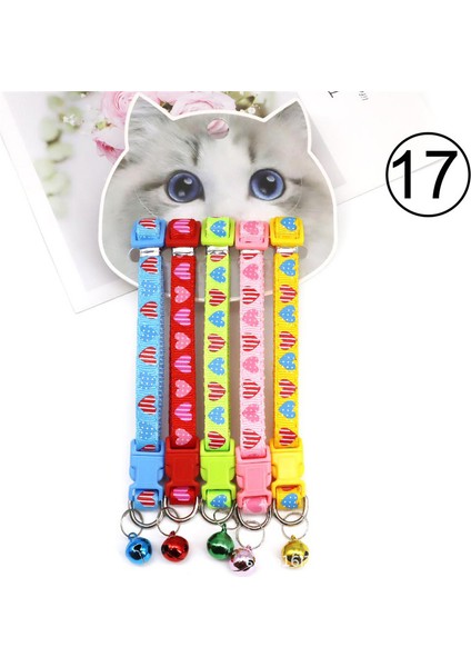No.11 Tarzı Kedi Çanı Için Tasmalar Kedi Yavrusu Için Çan Renkli Ayarlanabilir Kolye Kedi Yaka Evcil Hayvan Tasmaları (Yurt Dışından) fırsatları