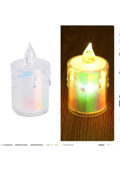 Mini LED Lamba Orta Aralık 2023 Masaüstü Enxboyxyükseklik 3,5x3,5x6,5cm Pvc Sihirli Renkli 1 Adet