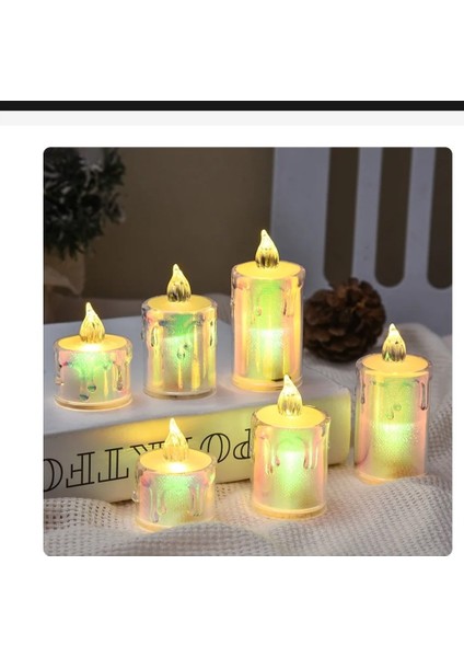 Mini LED Lamba Orta Aralık 2023 Masaüstü Enxboyxyükseklik 3,5x3,5x6,5cm Pvc Sihirli Renkli 1 Adet