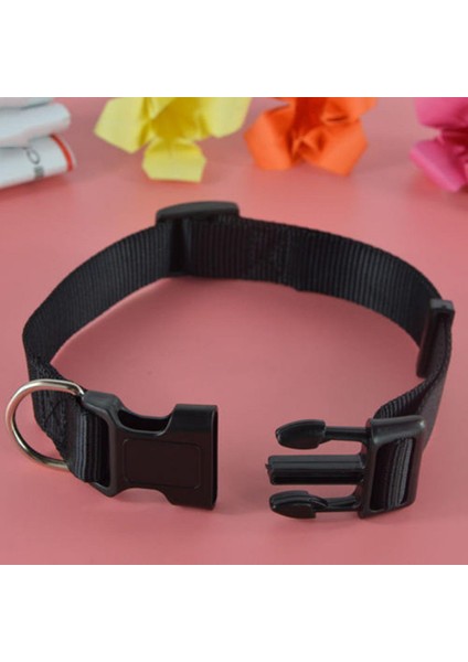Siyah Stil Xl Boyutu Ayarlanabilir Köpek Tasmaları Ayrılıkçı Hızlı Bırakma Şık Dayanıklı Yavru Kedi Pet Güvenlik Naylon Kolye Moda Toka Boyunluk (Yurt Dışından)