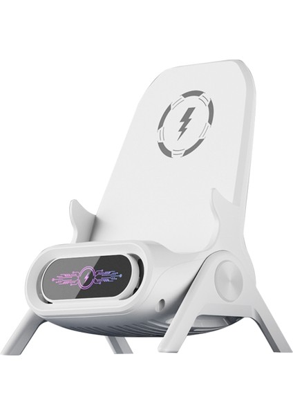 Yeni Küçük Sandalye 15W Kablosuz Hızlı Şarj Cihazı Kablosuz Amplifikasyon Çok Fonksiyonlu Cep Tablet Tefon Braketi (Yurt Dışından)