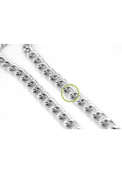 SL201A Tarzı 3,5MMX60CM Metal Demir Çift Üç Sıralı Köpek Zinciri Yaka Ayarlanabilir Şerit P-Tipi Pet Yaka Zinciri Büyük Köpek Tasmaları Kolye Martingale (Yurt Dışından) fırsatları