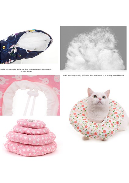 No.7 Tarzı Xs Boyutu Evcil Hayvan Tasması Kedi Köpek Elizabeth Daire Bakım Başlık Anti-Yalama Anti-Bite Koruyucu Kılıf Yumuşak Boyunluk Ayarlanabilir Askı (Yurt Dışından) indirimleri