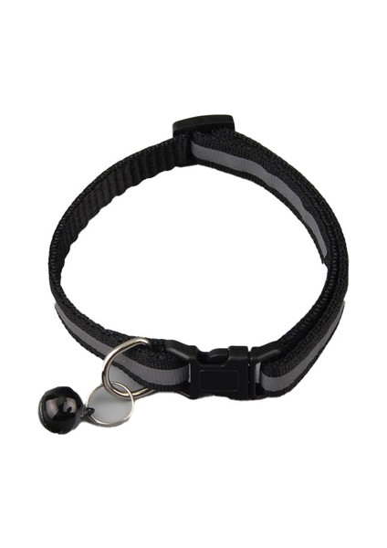 No.6 Stili Kedi Tasmaları Küçük Köpek Tasmaları Yansıtıcı Güvenlik Hızlı Bırakma Toka Kedi Pet Yavru Yaka Ayarlanabilir Çan Evcil Hayvan Malzemeleri (Yurt Dışından)