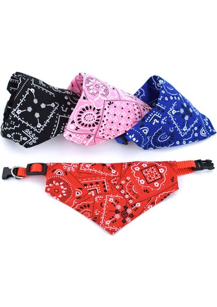 Kırmızı Stil S Beden Baskılı Eşarp ile Evcil Hayvan Tasmaları Sevimli Ayarlanabilir Küçük Köpek Tasması Atkısı Köpek Pet Salya Havlu Kedi Aksesuarları (Yurt Dışından) indirimleri