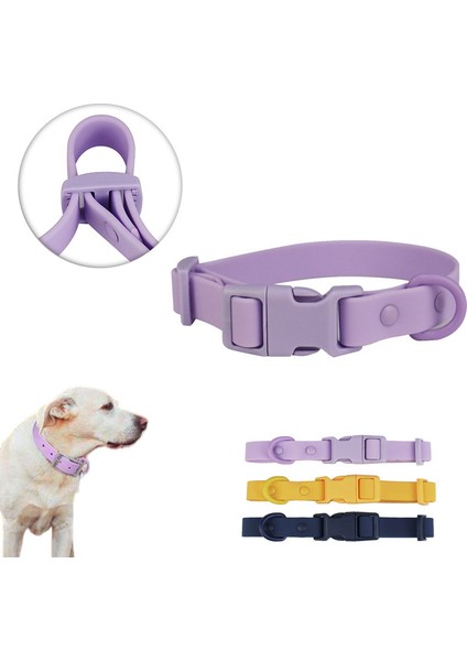 Sarı Stil M Boyutu Su Geçirmez Pvc Köpek Tasması Küçük Orta Büyük Köpekler Için Güvenli Katı Kedi Köpek Tasması Buldog Pitbull Yavru Köpek Tasması Evcil Hayvan Aksesuarları (Yurt Dışından)