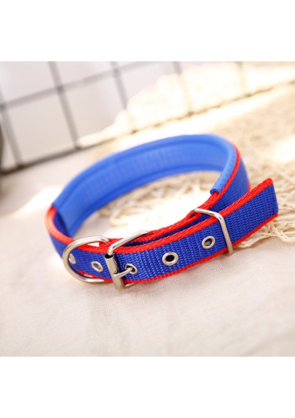 Mavi Stil 2.5X55CM Ayarlanabilir Rahat Naylon Köpek Tasması Smallmediumlarge Köpekler Için Pet Boyun Askısı Güvenlik Perros Accesorios Coleira Cachorro (Yurt Dışından)