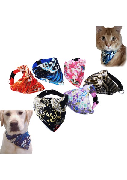 Kırmızı Stil M Boyutu Ayarlanabilir Küçük Köpek Kedi Yaka Eşarp 6 Renk Baskı Yavru Yavru Bandana Atkısı Evcil Hayvan Aksesuarları Köpekler Kediler Kedi Eşarp (Yurt Dışından) modelleri