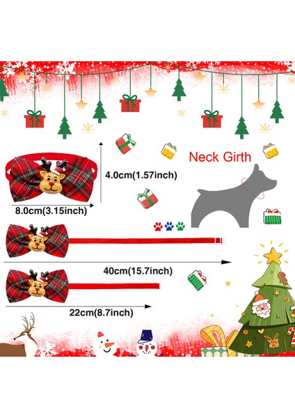 No.7 Tarzı Köpekler Için Noel Köpek Bowties Papyon Yaka Köpekler Noel Köpek Malzemeleri Evcil Köpekler Küçük Köpekler Için Bakım Aksesuarları Kedi Yaka (Yurt Dışından) indirimleri