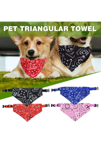 Kırmızı Stil M Boyutu Baskılı Eşarp ile Evcil Hayvan Tasmaları Sevimli Ayarlanabilir Küçük Köpek Tasması Atkısı Köpek Pet Salya Havlu Kedi Aksesuarları (Yurt Dışından) fiyatları