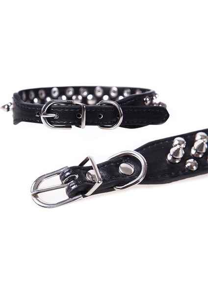 Beyaz Stil M Boyutu Perçinler Pu Deri Evcil Hayvan Tasmaları Orta Lagre Köpekler Için Bull Terrier Çivili Köpek Tasması Yürüyüş Için Mascotas Accesorios Para Perros (Yurt Dışından) fırsatları