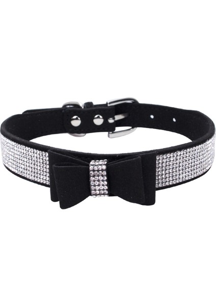 Sarı Stil Xs Boyutu Köpek Tasması Kristal Ev Deri Rbling Yastıklı Yay Düğüm Tam Taklidi Yumuşak Seude Yavru Kedi Pet Yaka Küçük Orta Irklar Için (Yurt Dışından) indirimleri