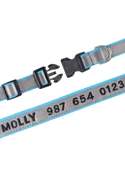 Altın Tarzı L Boyutu Kişiselleştirilmiş Naylon Işlemeli Köpek Tasmaları Küçük Orta Büyük Köpekler Için Özelleştirilmiş Köpek Kimlik Adı Yaka Ayarlanabilir Pet Yaka (Yurt Dışından) fırsatları