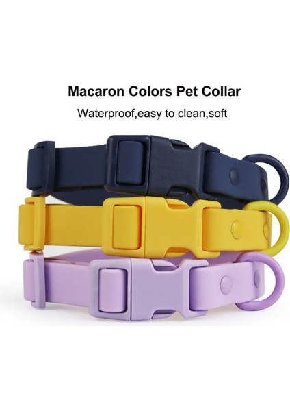 Pembe Tarzı M Boyutu Su Geçirmez Pvc Köpek Tasması Küçük Orta Büyük Köpekler Için Güvenli Katı Kedi Köpek Tasması Buldog Pitbull Yavru Köpek Tasması Evcil Hayvan Aksesuarları (Yurt Dışından) fırsatları