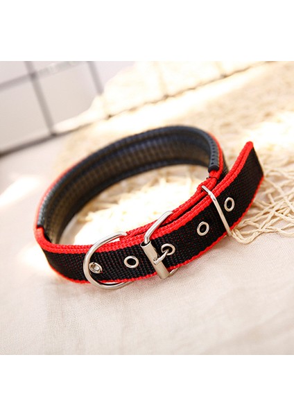 Siyah-Kırmızı Tarzı Xl Boyutu Ayarlanabilir Naylon Köpek Tasmaları Pet Boyun Askısı Güvenlik Küçük ve Büyük Köpekler Kedi Boyun Halkası Teddy Pitbull Bulldog Beagle Ev Hayvanı Ürünü (Yurt Dışından)
