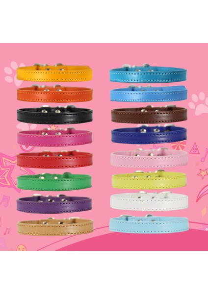 Turuncu Tarzı 2.0X40CM Alaşım Toka Deri Köpek Tasması Kedi Yaka Boyutu Ayarlanabilir Küçük ve Orta Köpek Yavru Yaka Köpek Malzemeleri (Yurt Dışından) modelleri