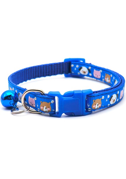 Mavi Stil 24 Adet Ute Ayarlanabilir Köpek Kolye Yaka Kediler Yavru Köpek Kedi Yavrusu Boyun Tokası Çan ile Pet Kedi Aksesuarları (Yurt Dışından)