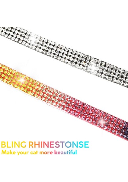 Siyah Stil Bling Pet Kedi Ayarlanabilir Hava Etiketi Durumda Yaka Çan ile Kedi Tasmaları Küçük Köpek ve Kediler Için Anti Kayıp Bulucu Izci Köpek (Yurt Dışından) fırsatları